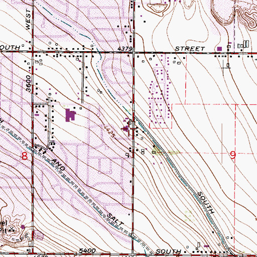 Topographic Map of Little Trieste, UT
