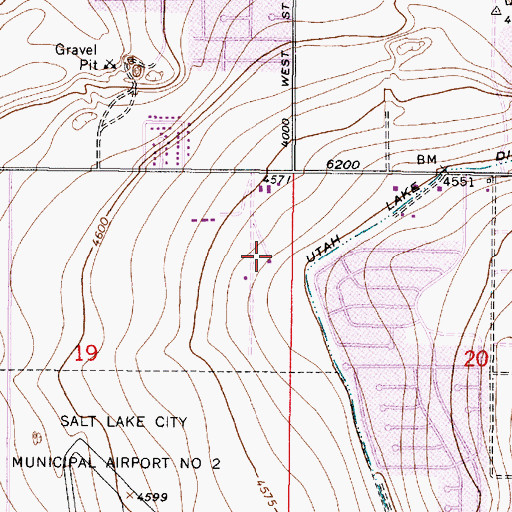 Topographic Map of Misty Hills Numbers 8-10, UT