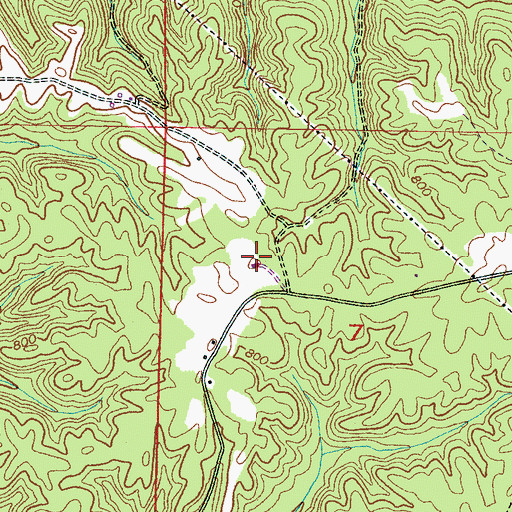 Topographic Map of Jones School (historical), AL