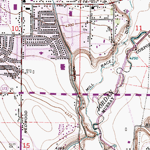 Topographic Map of Morningside Cove, UT
