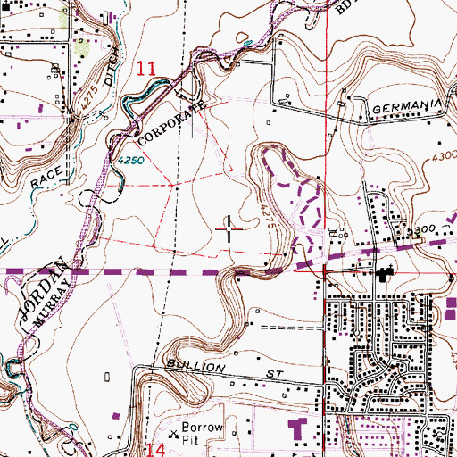 Topographic Map of Majestic Village, UT