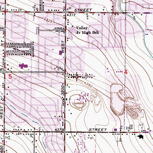 Topographic Map of Millerama View, UT