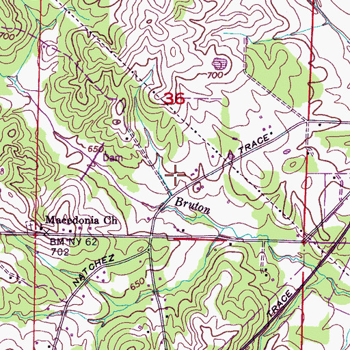 Topographic Map of Jones School (historical), AL