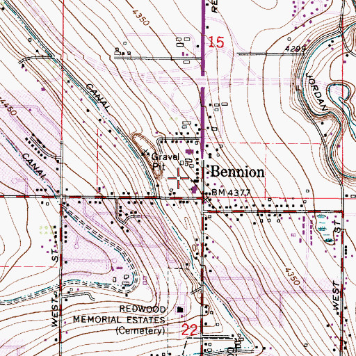 Topographic Map of Keil Number 1, UT