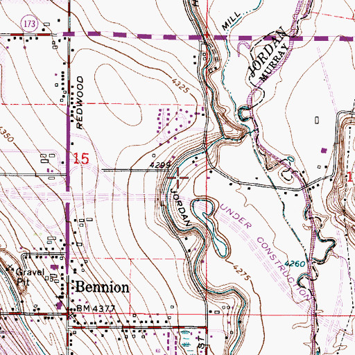 Topographic Map of Paulsen Acres, UT