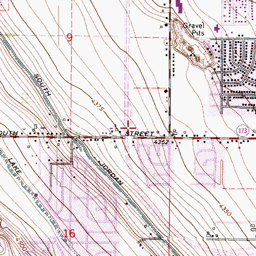 Topographic Map of Royal Meadows, UT