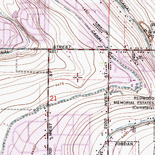 Topographic Map of Summerwood, UT