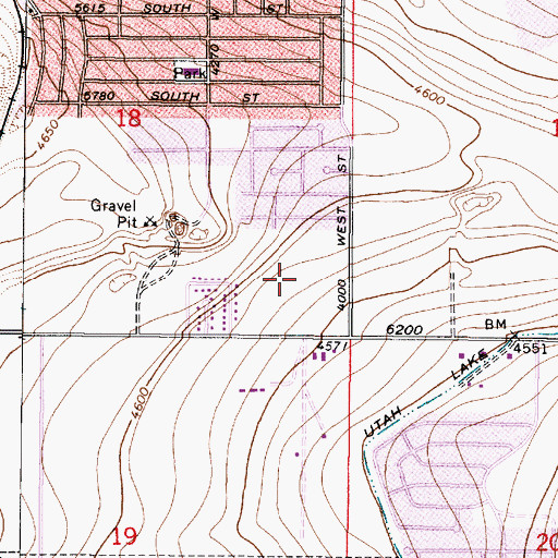 Topographic Map of Skyview, UT