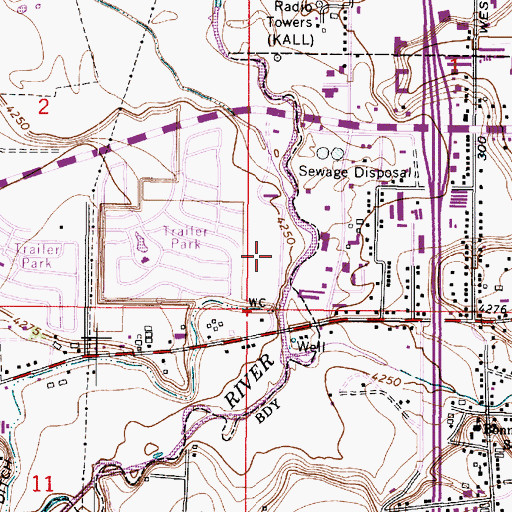 Topographic Map of Sunstone, UT