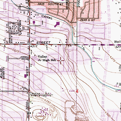Topographic Map of Shorland, UT