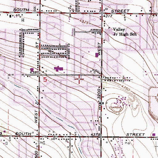 Topographic Map of Ulrich, UT