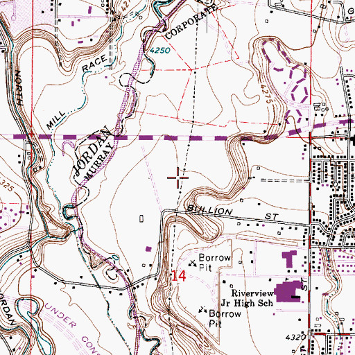 Topographic Map of Walden Hills, UT