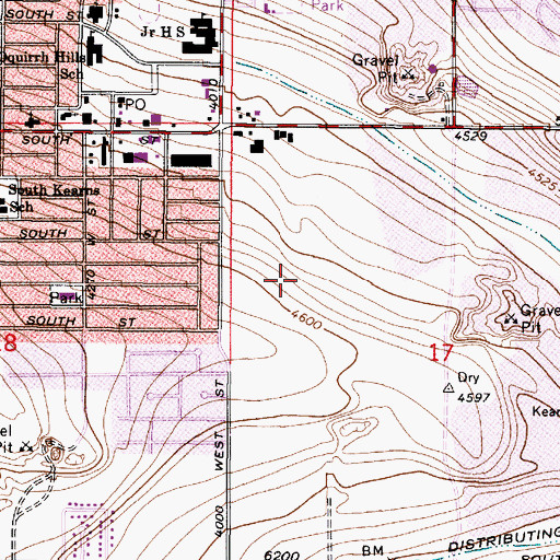 Topographic Map of Westwood, UT