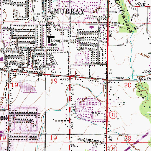Topographic Map of South Dale, UT
