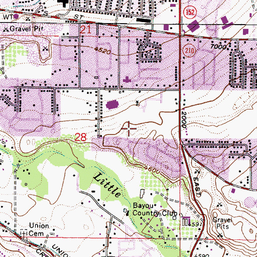 Topographic Map of Brighton Ridge, UT