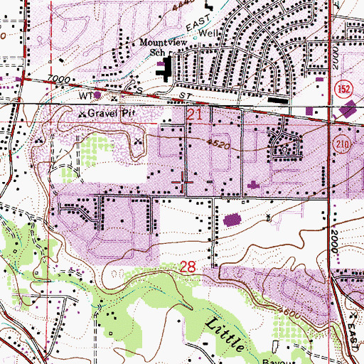 Topographic Map of Canyon View Village, UT