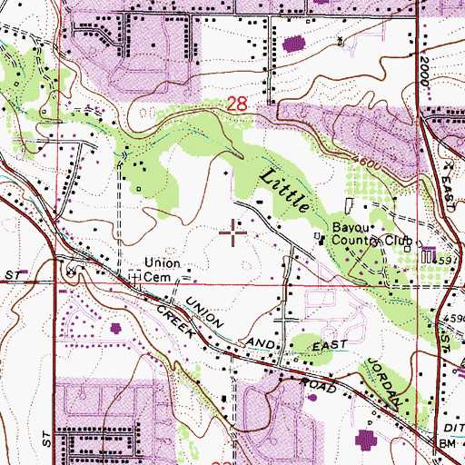 Topographic Map of Kimber Estates, UT