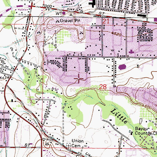 Topographic Map of Phoenician Gardens, UT