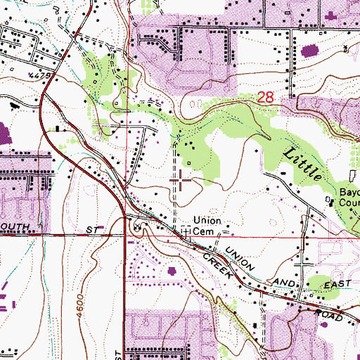 Topographic Map of Riverwood, UT