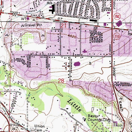 Topographic Map of Venier, UT