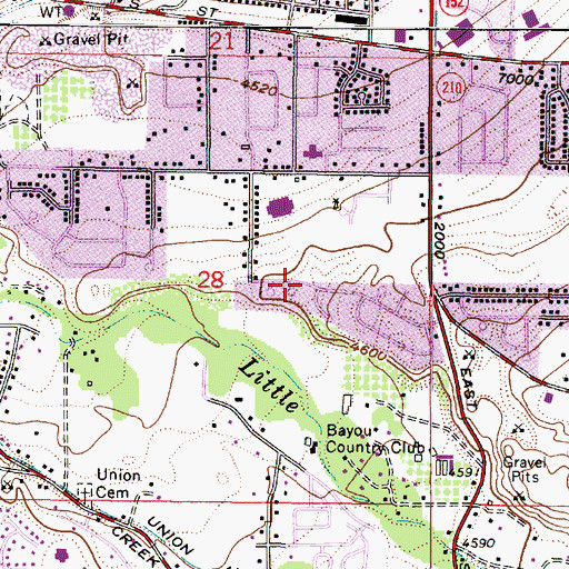Topographic Map of Viewcrest Park, UT