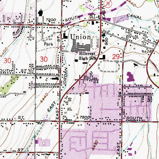 Topographic Map of Bali Hai, UT