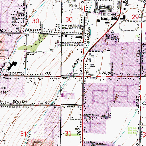Topographic Map of Candlelite Corner, UT