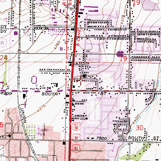 Topographic Map of Terrell, UT