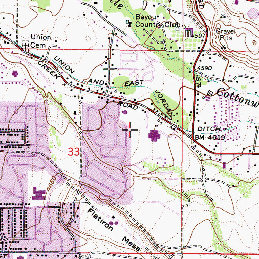 Topographic Map of Coventry Estates, UT