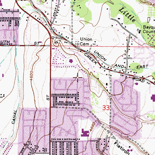 Topographic Map of Summer Oaks Twin Homes, UT