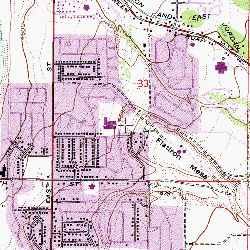Topographic Map of Sunrise Terrace, UT