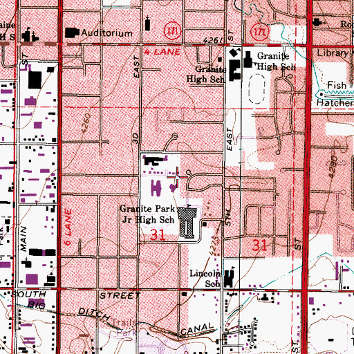Topographic Map of Wendell Circle, UT