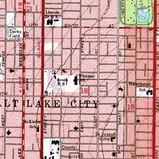 Topographic Map of Wellington Addition, UT