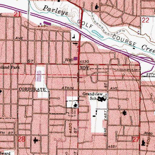Topographic Map of Yuma View, UT