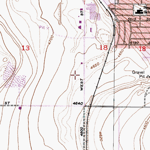 Topographic Map of Meadowview Heights Number 4, UT