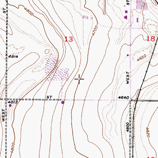 Topographic Map of Park Wood, UT