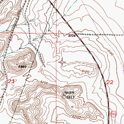 Topographic Map of Salt Lake View Addition, UT