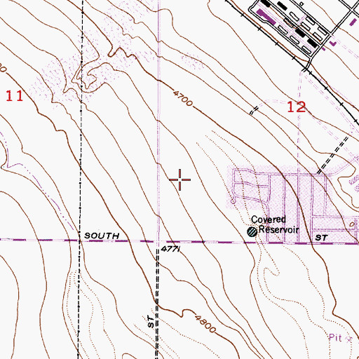 Topographic Map of Twins of Arden, UT
