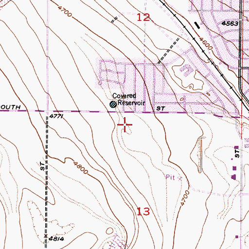 Topographic Map of Westview Terrace, UT