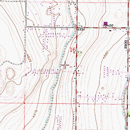 Topographic Map of Heritage Heights, UT