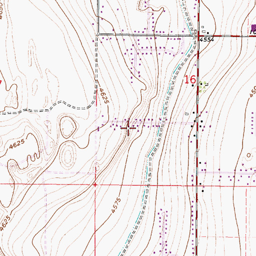 Topographic Map of Majestic Heights, UT