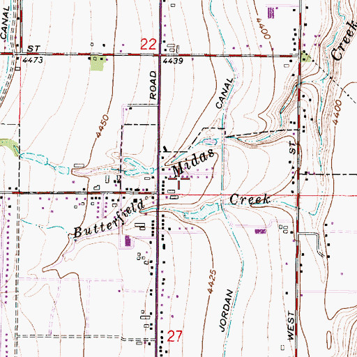 Topographic Map of Majestic Cove, UT