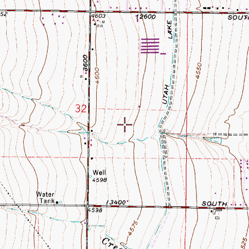 Topographic Map of Riverton Ridge, UT
