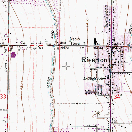 Topographic Map of D and D Ideal Acres, UT