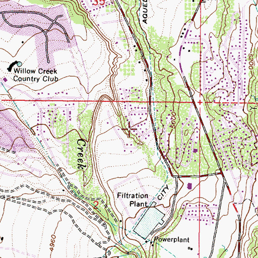 Topographic Map of Alta Hills, UT