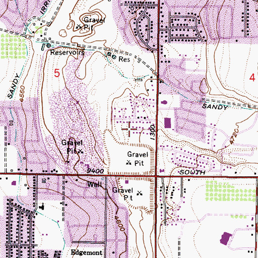 Topographic Map of Gay Sha Lor, UT