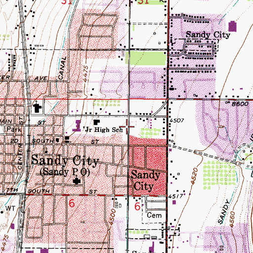 Topographic Map of Flagstaff Farming, UT