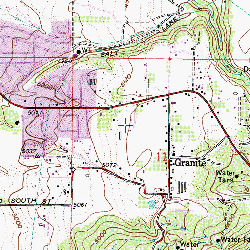 Topographic Map of Whitmore Terrace, UT