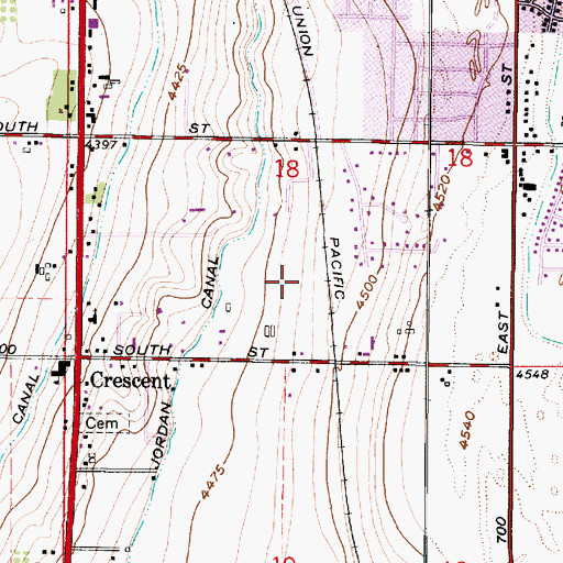 Topographic Map of Kester, UT