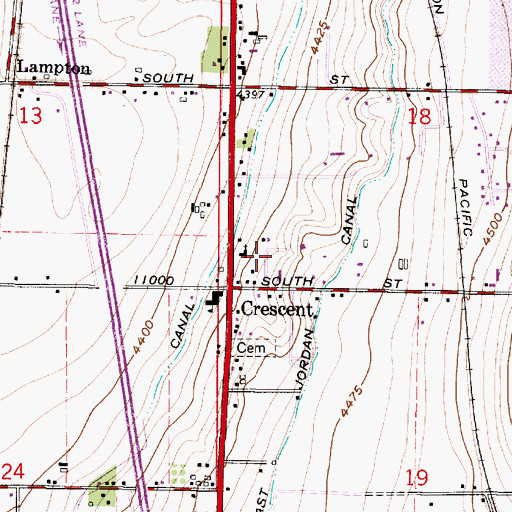 Topographic Map of Spring Hollow, UT